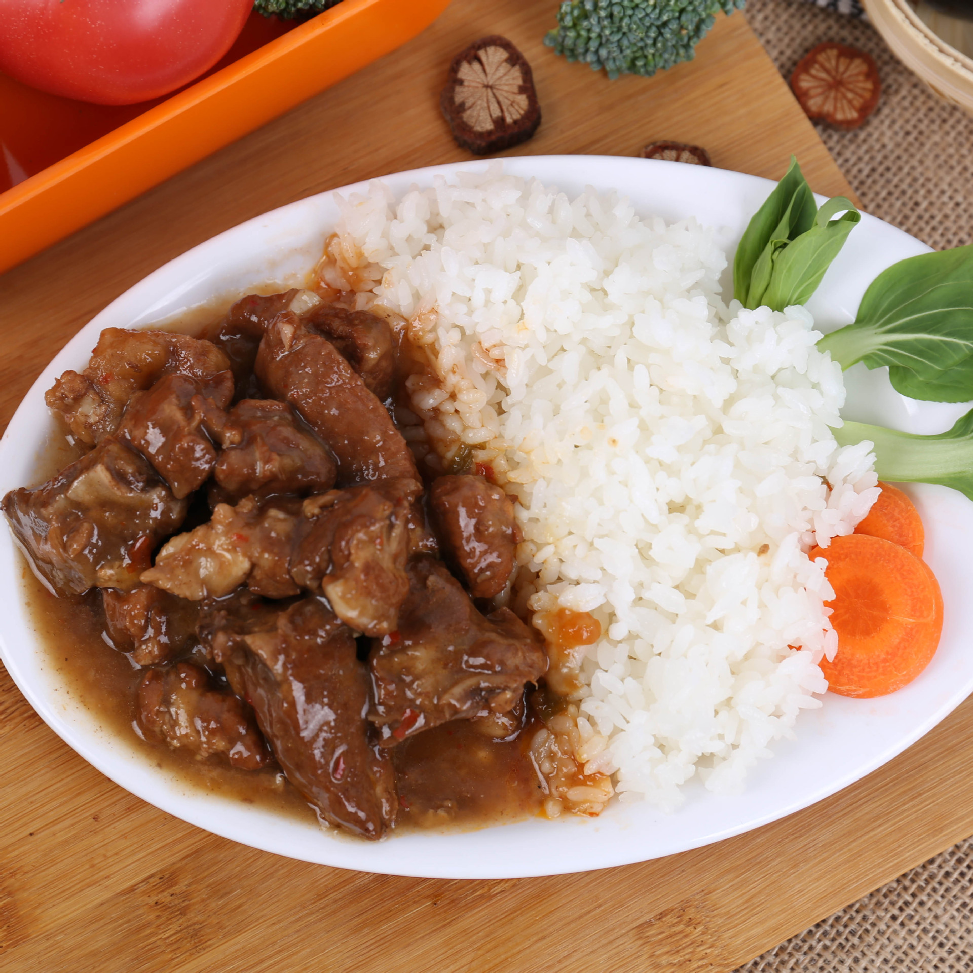 满之惠红烧排骨220g 蒸煮方便料理包 速食成品简餐外卖快餐店