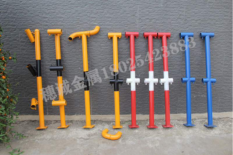 广东定型化临边防护连接件工地基坑钢管件楼梯扶手临时护栏杆配件