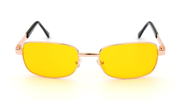 夜视镜开车男女大框增亮方形黄色眼镜片全框夜间驾驶镜