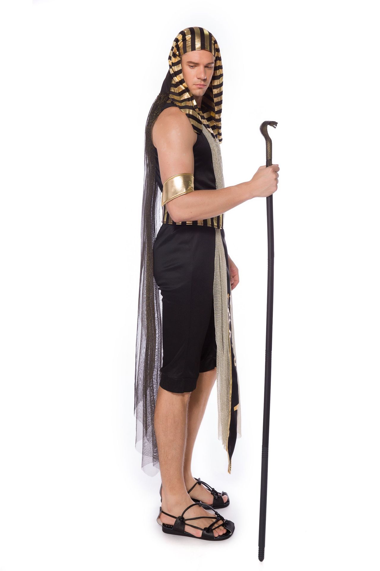 新 古埃及君主国王成人男款cosplay法老阿蒙拉神之子埃及人木乃伊