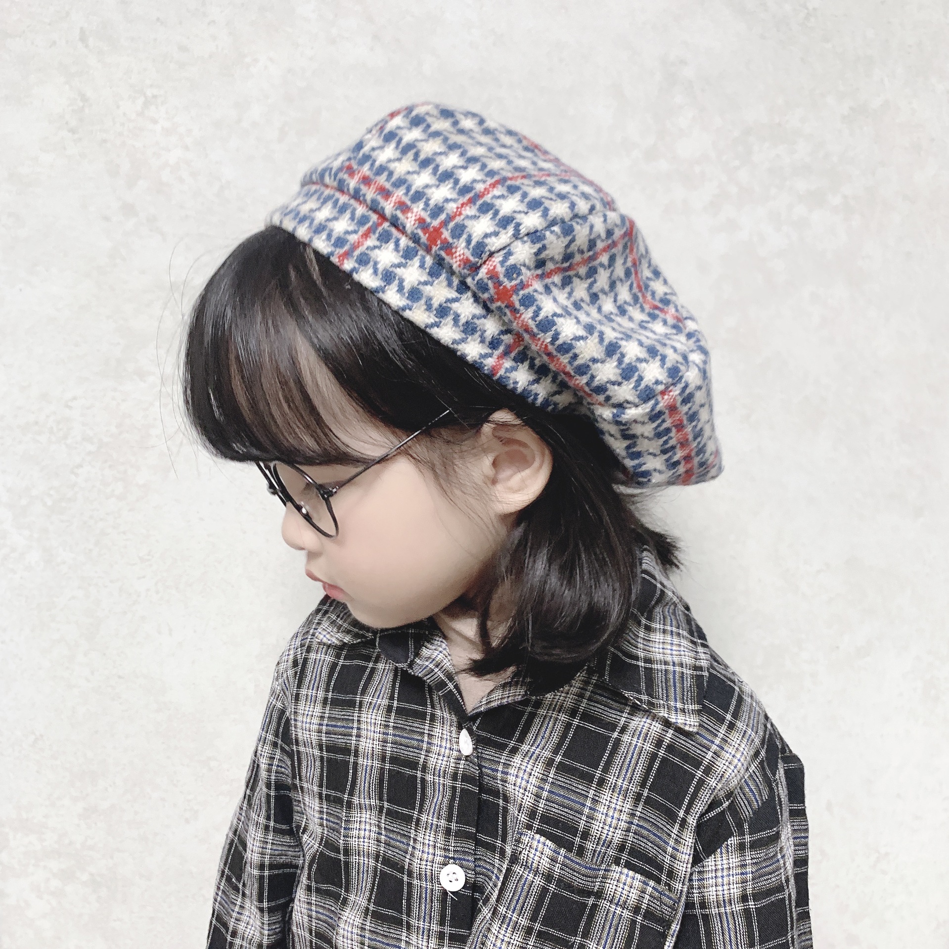 儿童贝雷帽秋冬男童八角帽女宝宝可爱南瓜帽画家帽小孩瓜皮帽韩版