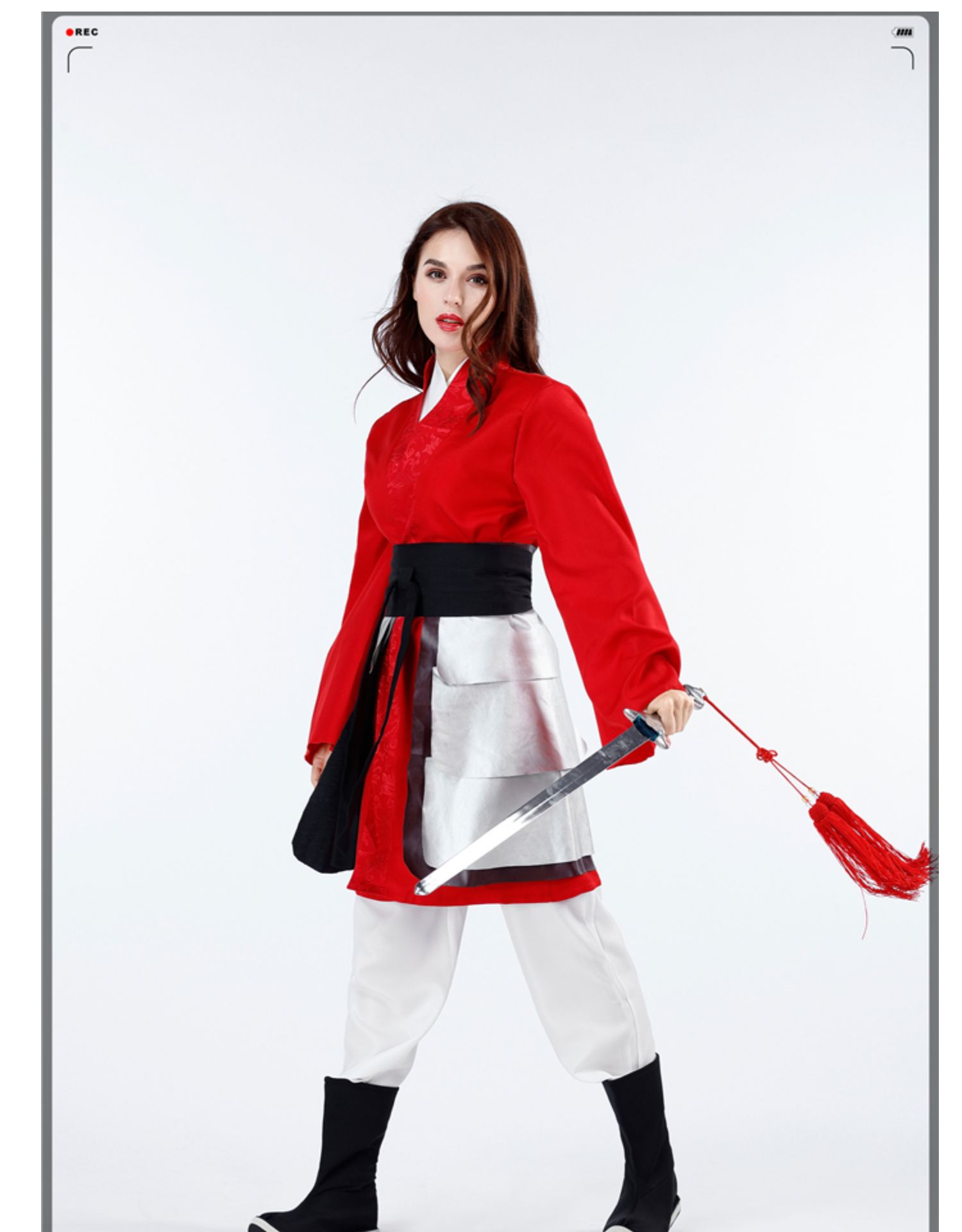 2020万圣节新款电影花木兰动漫服 花木兰服装装万圣节舞台服