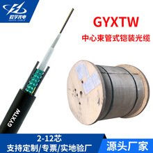 GYXTW4芯6芯8芯12芯单模多模光纤光缆室内室外中心束管铠装光缆