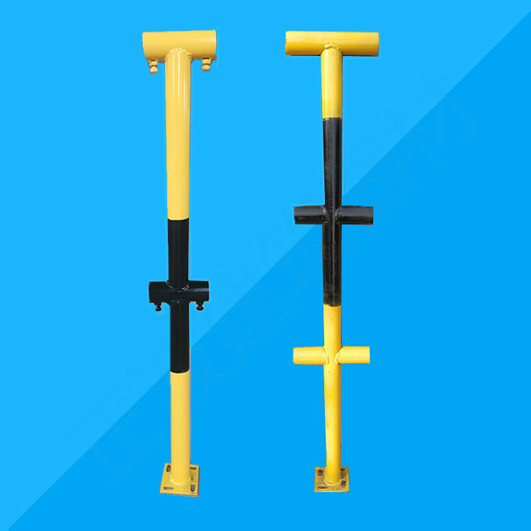 建筑楼梯护栏临边立杆 立杆连接件 临边防护栏连接件建筑王字立杆