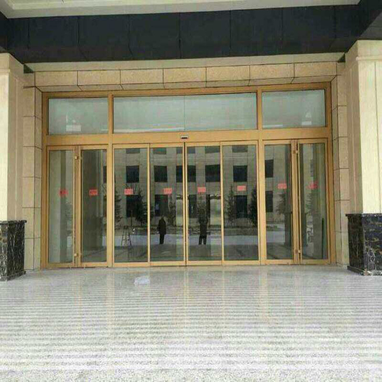 供应钢化玻璃自动门 不锈钢感应门酒店大门自动门 电动感应门