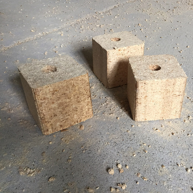 厂家生产木托盘垫块包装箱脚墩 木屑脚多层脚木粉墩 托盘垫脚脚块