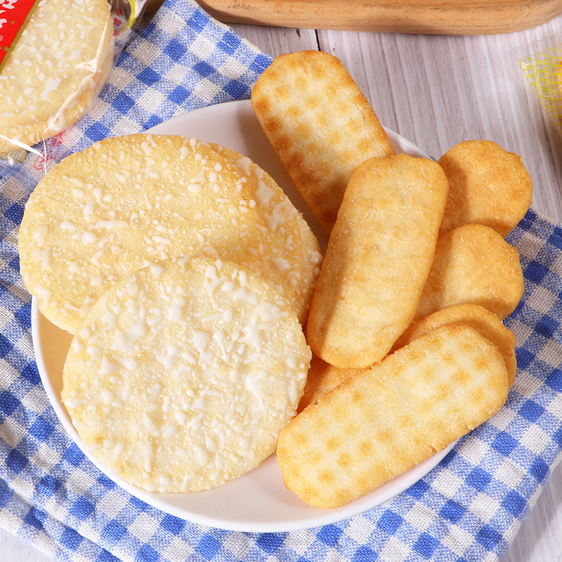 旺旺仙贝雪饼520g*1袋大米饼膨化米果饼干小吃零食年货送礼大礼包