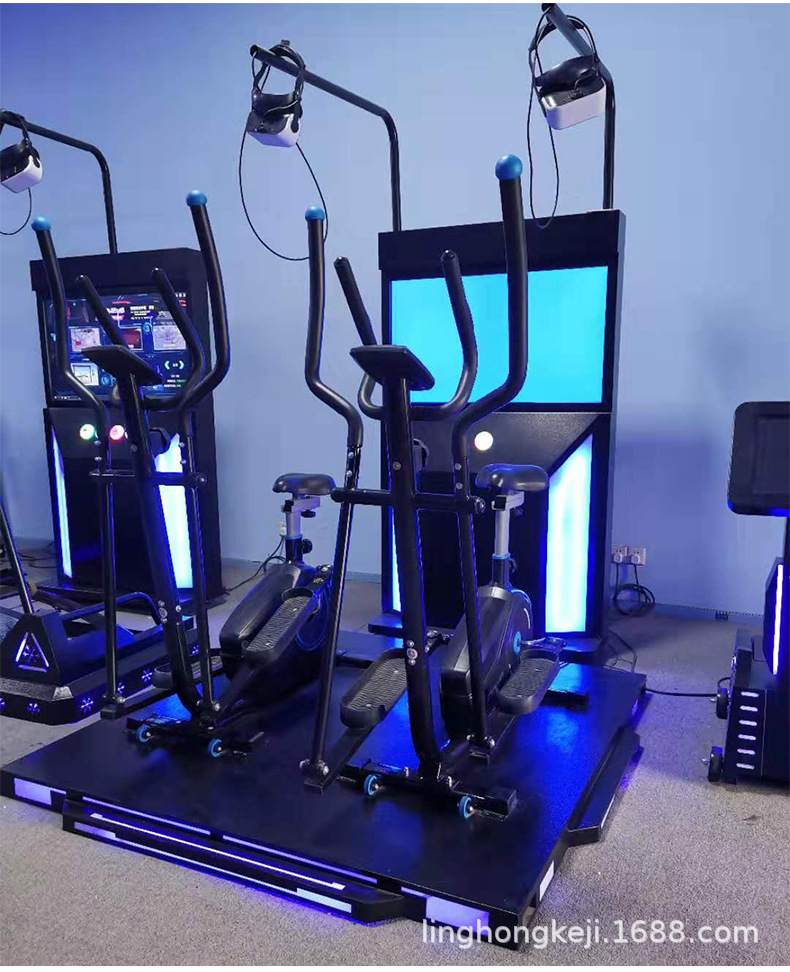 vr体感游戏机大型动感双人vr跑步室内科普体验馆vr一体机游艺设备