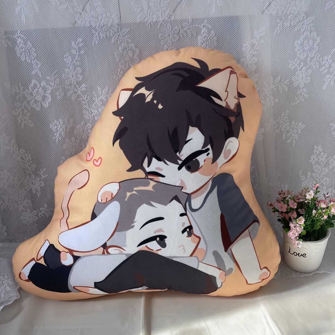 动漫周边撒野q版抱枕蒋丞顾飞沙发靠垫午睡枕来图定制厂家直供