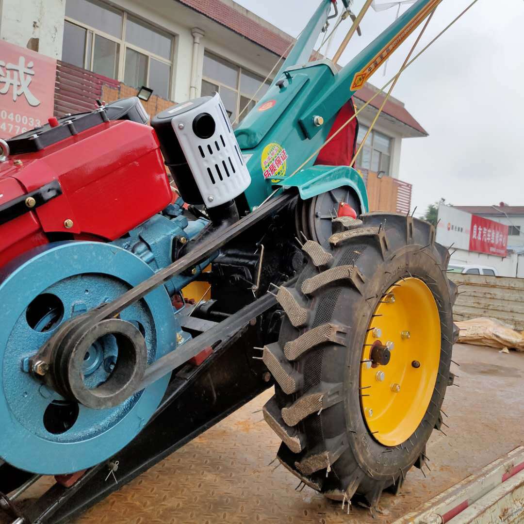批发水田手扶山地手扶车12马力手扶拖拉机农用耕田开沟拖拉机
