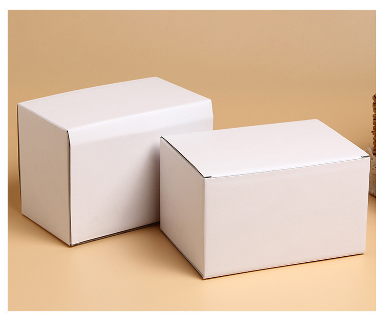 厂家白卡纸盒 空白包装盒 白瓦楞纸彩盒定做 白牛皮纸白盒子定制