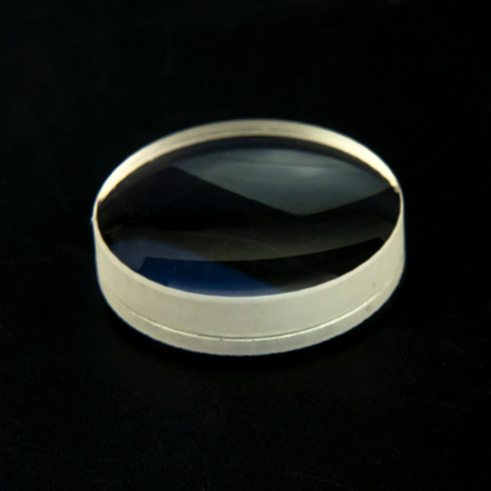 凸透镜聚光透镜天文望远镜镜片镀蓝膜胶合透镜物镜寻星镜光学镜片