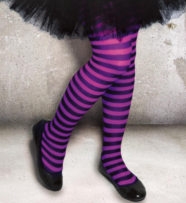 厂家直销条纹长筒袜儿童表演舞台剧装饰袜个性休闲长筒袜现货批发