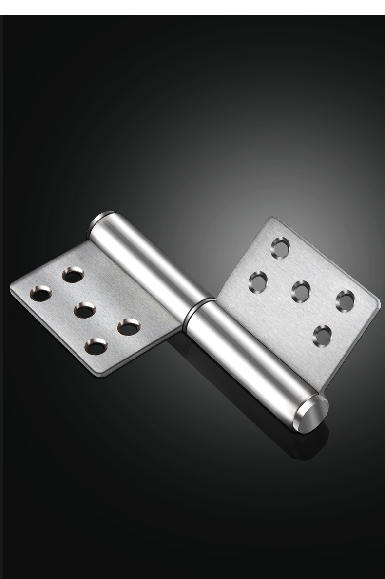 厂家直供合页 可拆卸门窗轴承铰 旗形小合页 加粗加厚不锈钢合页