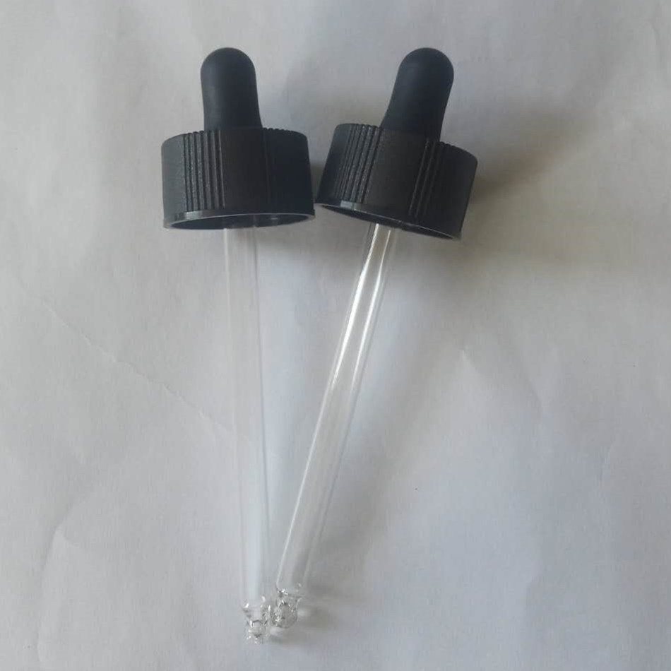 28牙黑色中圈 滴管盖 28mm开孔盖 精油瓶滴管盖 塑料奶头胶头圈