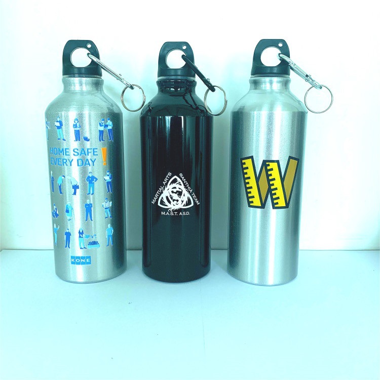 Factory Direct Supply Can Be Customized Logo Single Layer Aluminum Cycling Bicycle Kettle Outdoor Sports Bottle Climbing Pot Aluminum Kettle