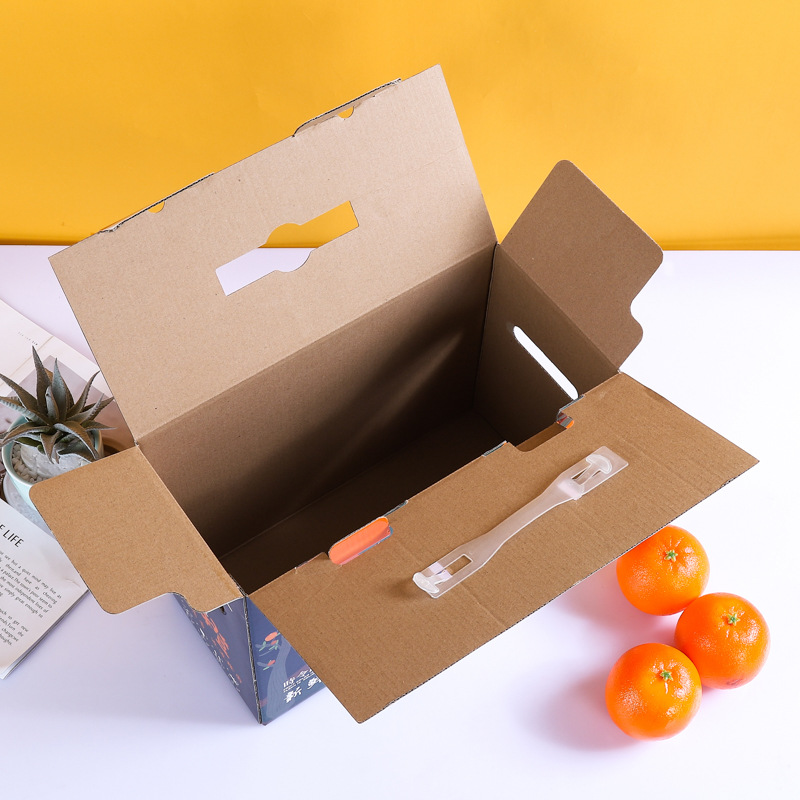 供应瓦楞折叠盒水果礼盒包装盒苹果包装盒鲜橙礼品纸盒批发