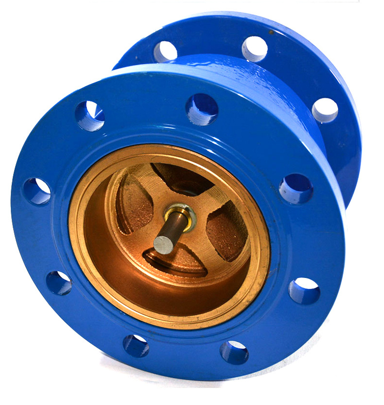 hc41x-16法兰消声止回阀 消音立卧式单向阀dn40 50 65 80 100 150