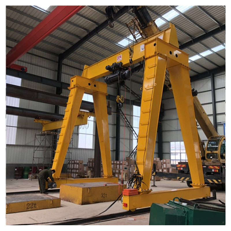 万力电动龙门吊 单梁双梁门式起重机 mh型电动葫芦门式起重机