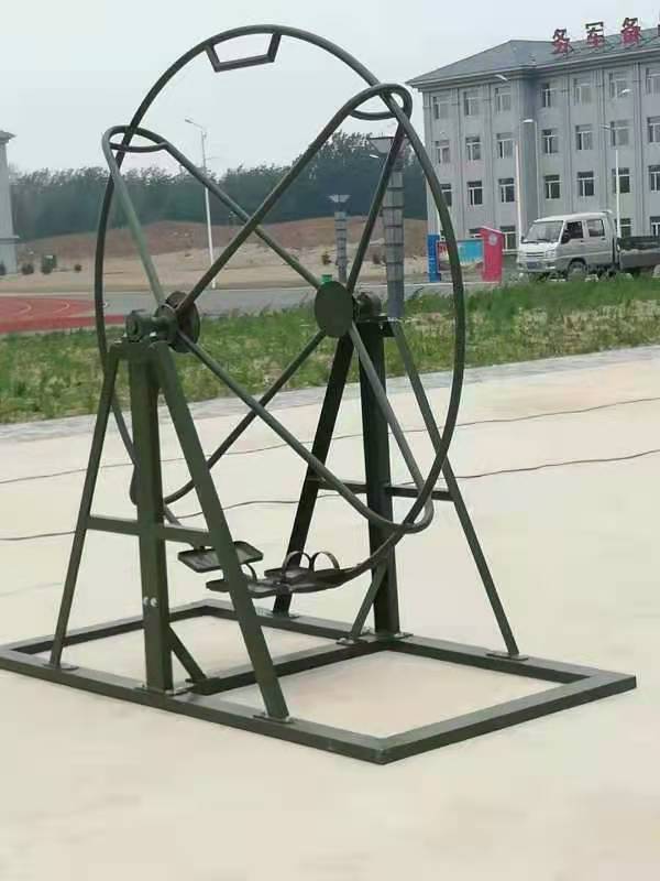 部队抗眩晕训练器材滚轮 飞行训练转轮旋转拓展训练器材