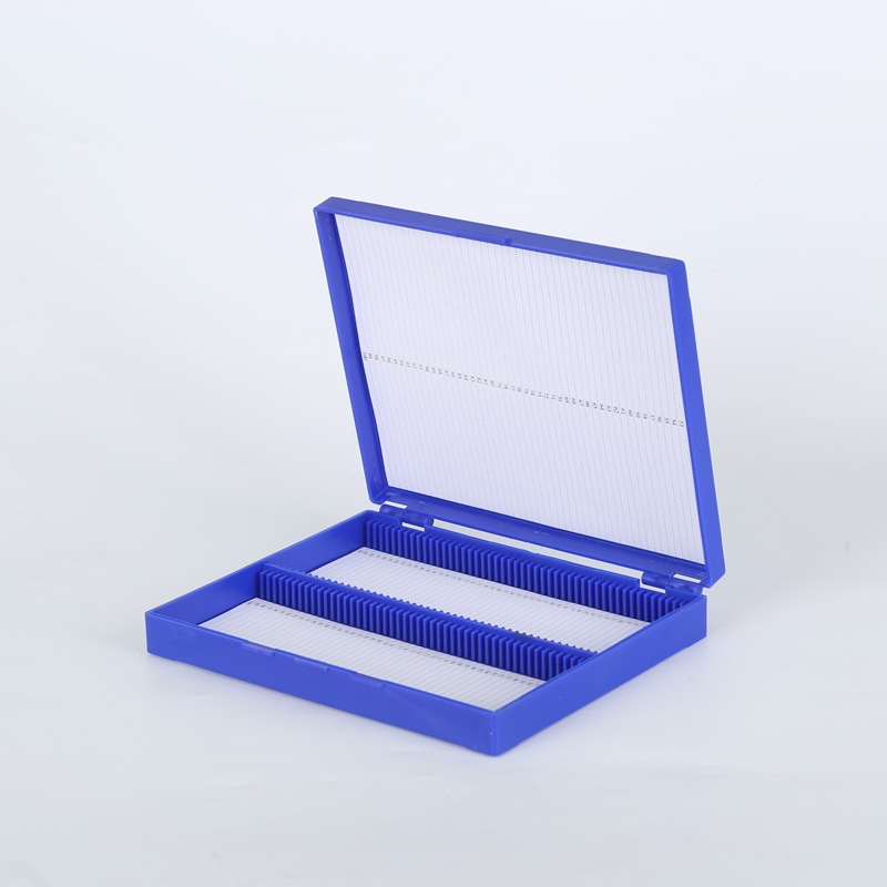 玻片盒100片载玻片存储盒切片盒病理切片盒abs 耐摔