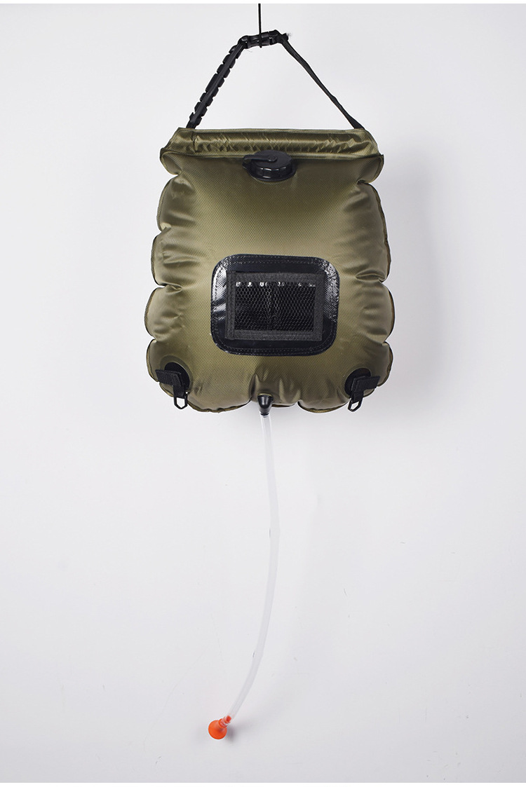 户外沐浴袋自驾野营太阳能热水袋20l大容量野外洗澡晒水包便携