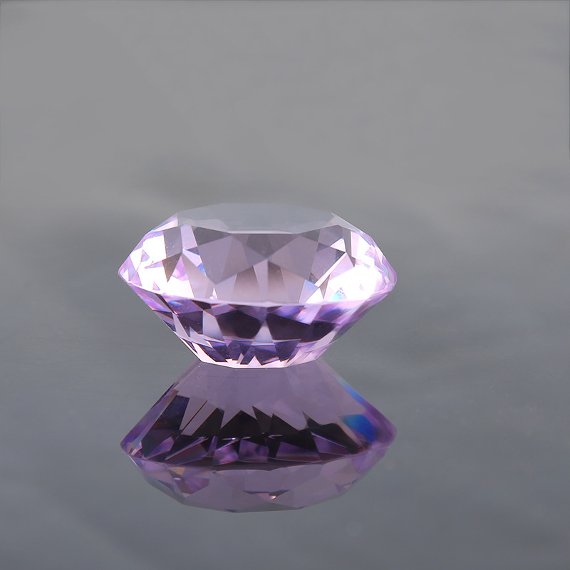 家居办公室装饰k9钻石礼品摆件6mm-100mm透明彩色玻璃水晶钻石