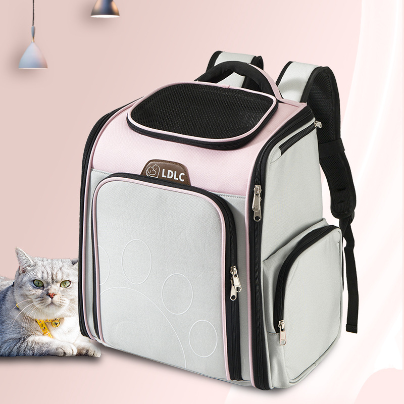 New Cat Bag outside Expand out Pet Backpack Portable Folding Cross-Border Cat Bag Cat Pet Bag