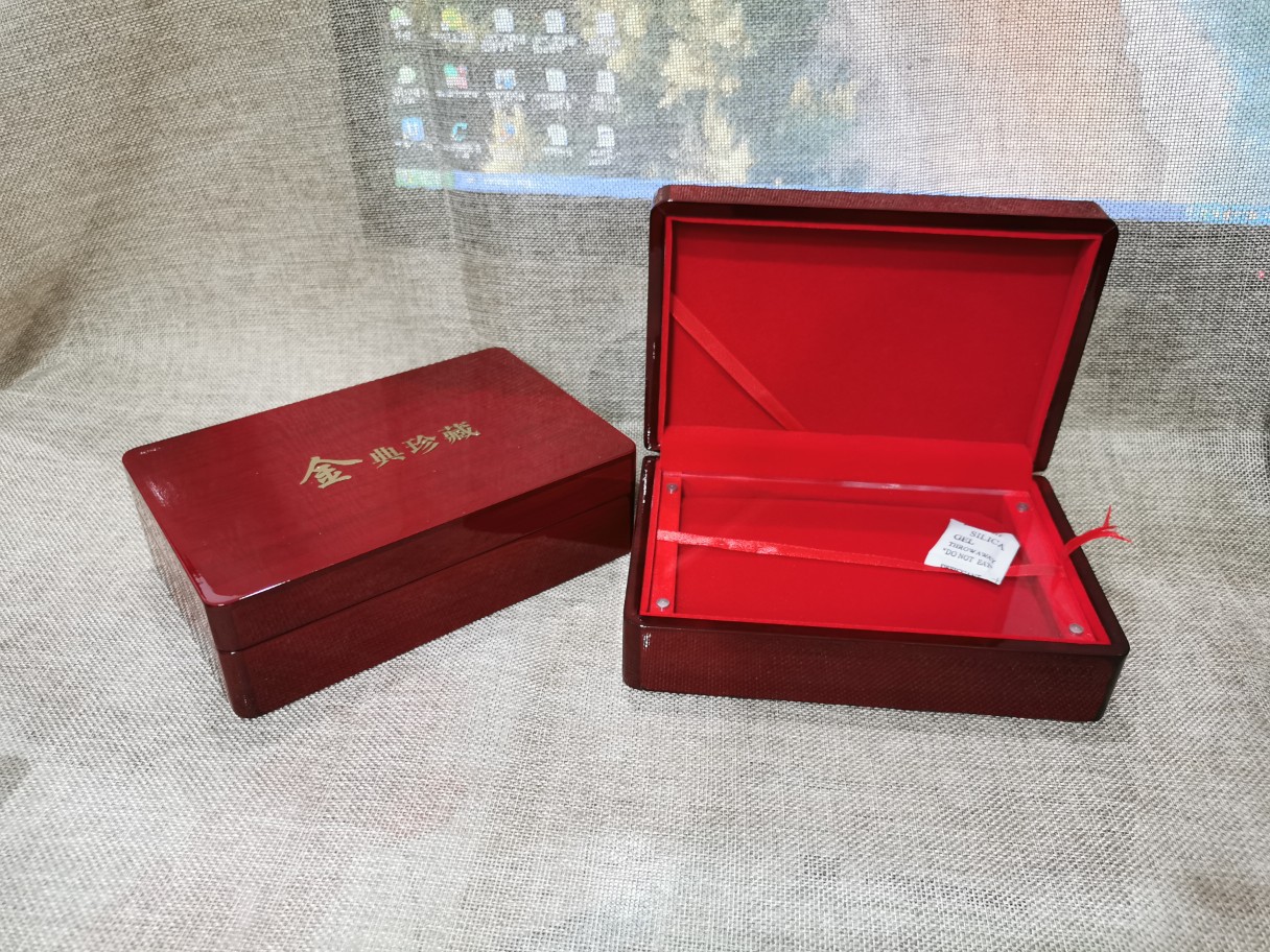 油漆木盒金条盒金条礼品盒金币盒金钞盒现货定制