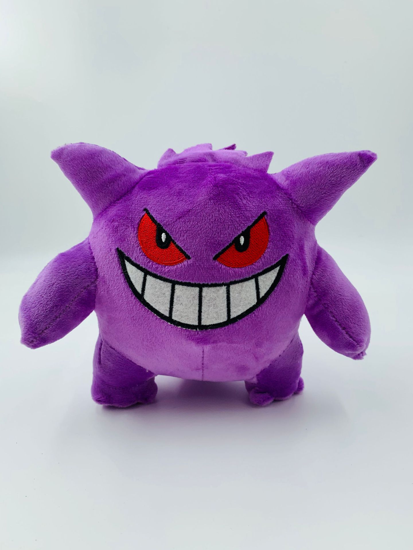 17cm 耿鬼 鬼斯通 鬼斯 站姿 紫色 毛绒公仔 玩具 玩偶-阿里巴巴