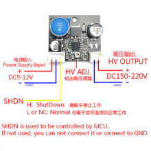 辉光钟升压模块 MAX1771方案 驱动SZ3-1 QS30-1 IN-14 150-220V