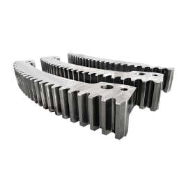 新品专业生产精密非标定制大型锻造分段9品弧形齿条