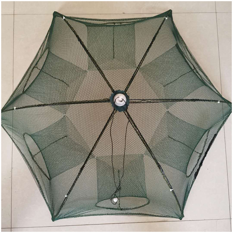 批发伞网捕鱼网 折叠渔网渔具 捕鱼网鱼具兜伞式捕鱼工具