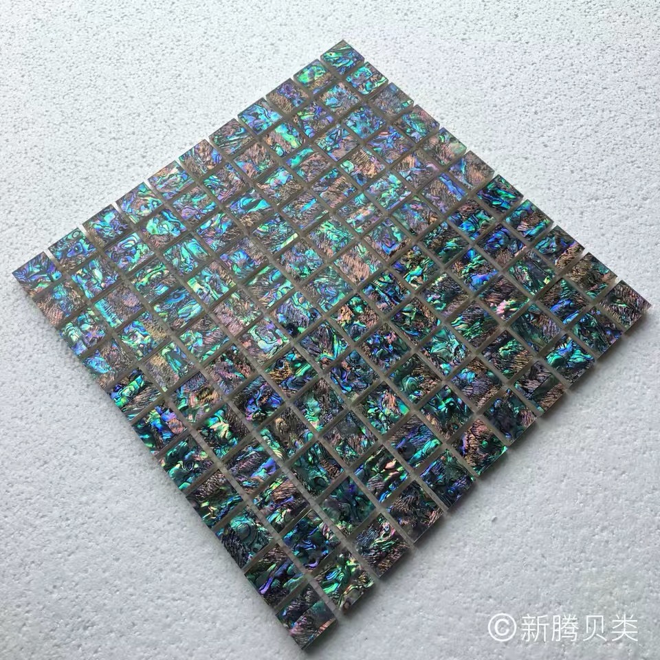 网拼鲍鱼贝壳纸马赛克 供应拼装贝壳背景墙 酒店浴室装饰