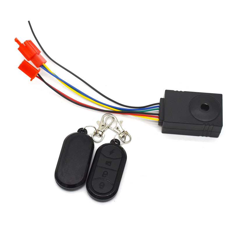 新款电动车防盗器免钥匙一键启动寻车电机锁小牛款48-72v厂销