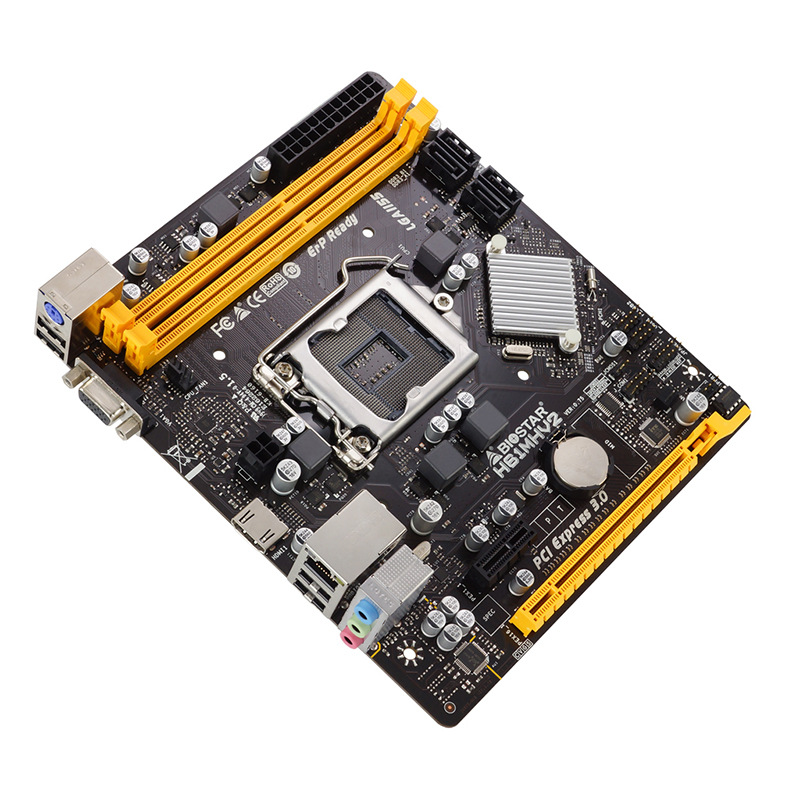 biostar/映泰h61mhv2全新h61主板支持 2/3代4k hdmi千兆网卡