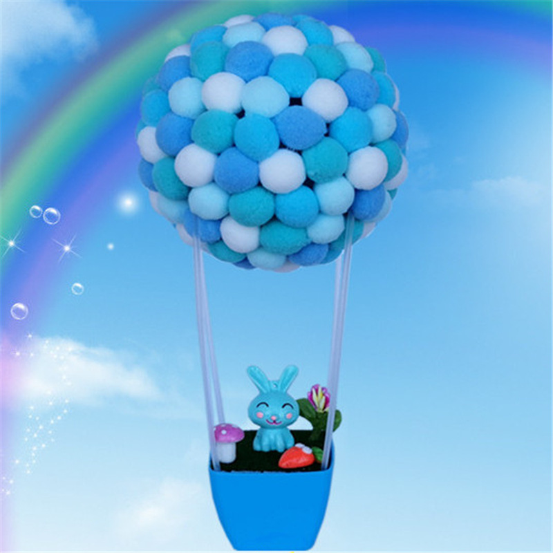 儿童diy热气球七彩发光小夜灯手工制作材料包创意亲子活动礼物