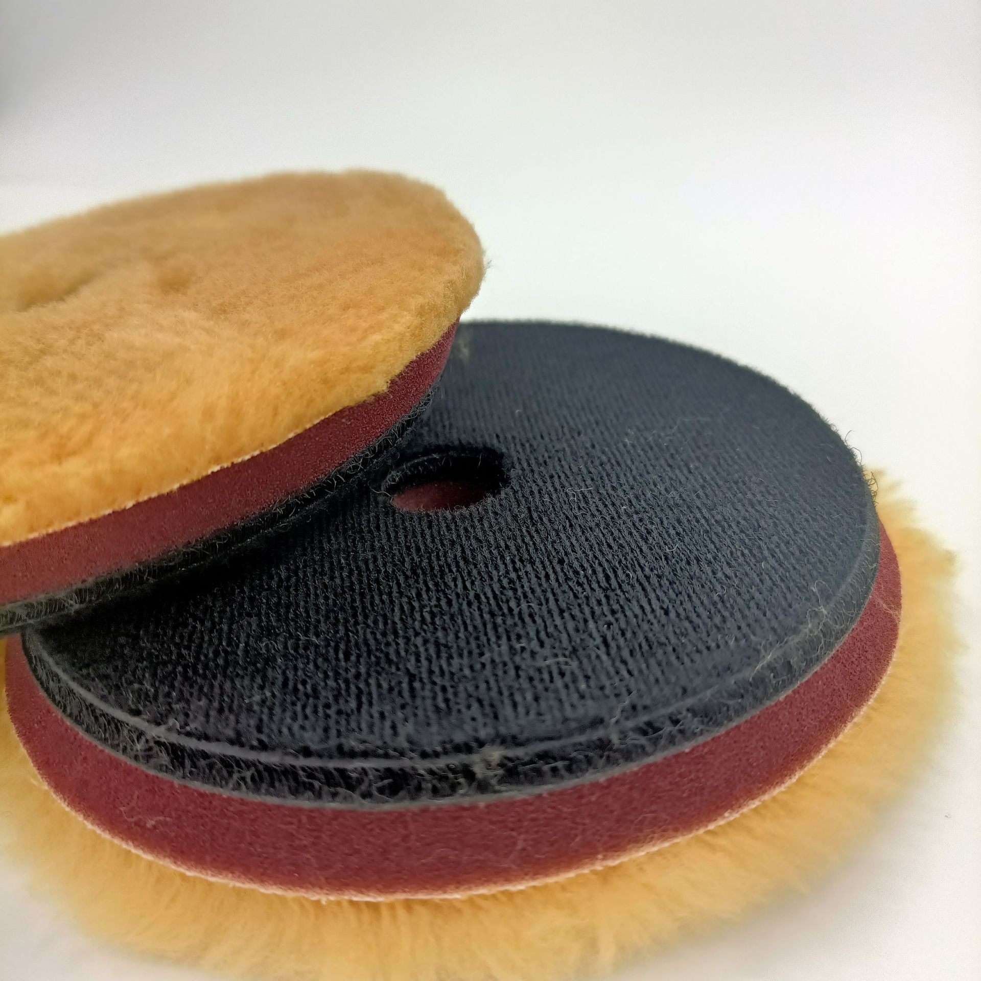 厂家直供6寸纯羊毛轮 汽车抛光轮 自粘研磨镜面日式抛光羊毛