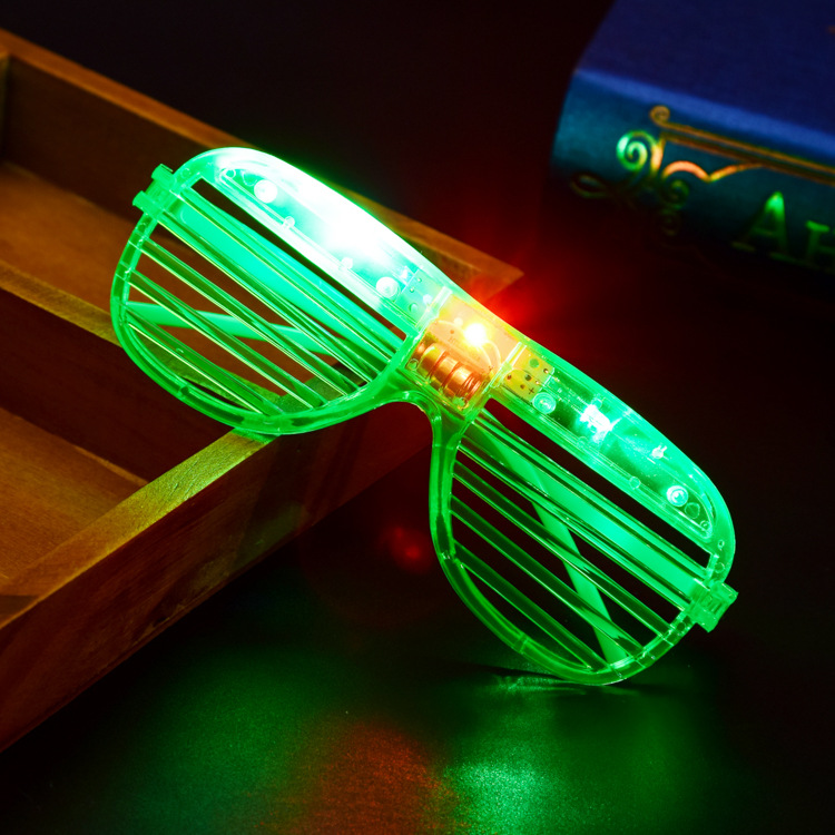 Lighting Toys Stall Supply Wholesale Led Shutter Glasses Flash Colorful Toys Bar Hot Sale Direct Supply