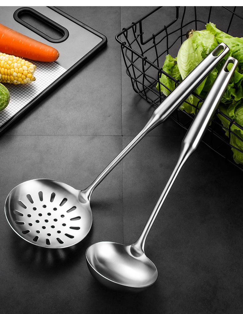 304不锈钢厨具套装烹饪勺铲加厚厨房用具全套勺铲漏勺礼品套装