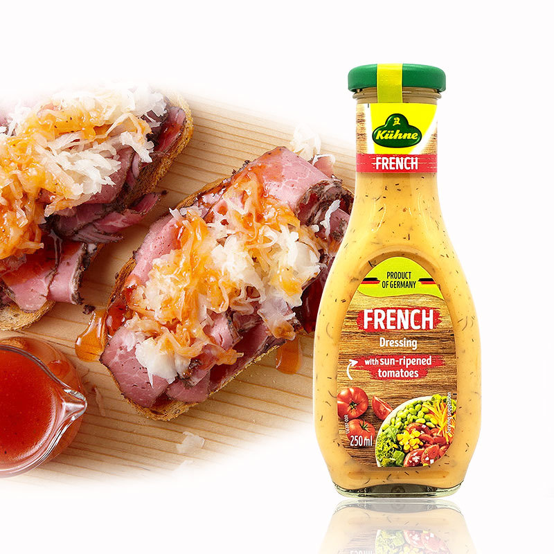 德国冠利法式沙拉酱250ml 调味酱色拉酱蔬菜水果沙拉酱香甜凉拌