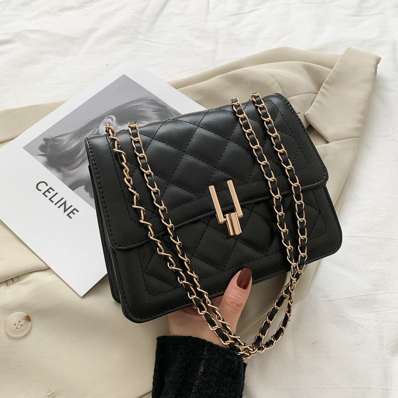 Women's Bag 2020 New Popular Net Red Fashion Bag Ins All-Matching Fashion Women's Shoulder Messenger Bag Chain Bag Small