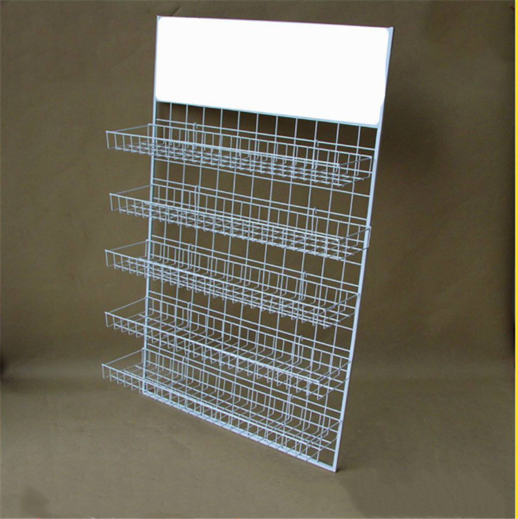 加粗超市货架挂网 侧面悬挂网架 网片网格网子网篮铁丝挂篮展示架