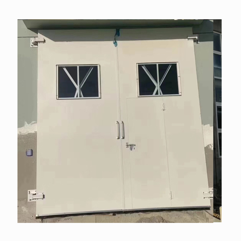 钢大门定制 厂房钢大门02j611单板大门 钢大门平开钢制单层车间门