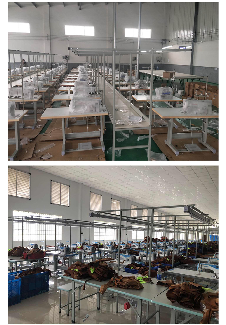 带灯架流水槽服装车间带灯架流水台 流水槽 可定制