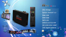 安卓STB OTT+DVB T2\DVB S2\C\ISDB\ATSC网络播放器TV BOX