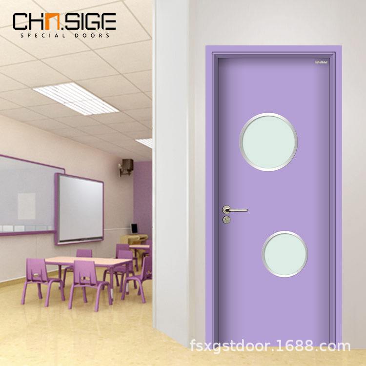 0成交0平方米西格厂家批发学校钢质门静电喷涂教室防盗门 新款学生