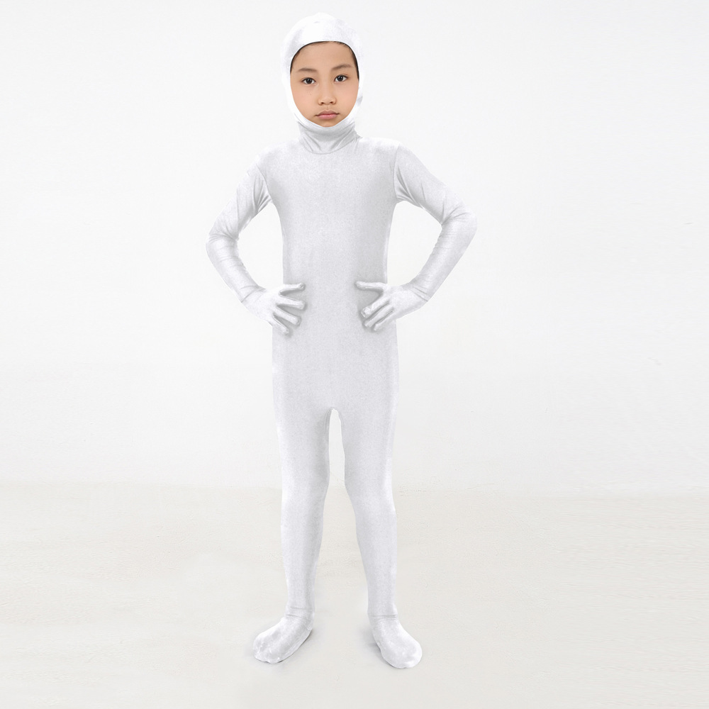 儿童全包开脸莱卡紧身衣/连体服/儿童舞蹈zentai动漫演出服隐形衣