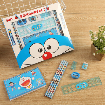 儿童圣诞节礼物文具礼品小学生幼儿园创意文具套装手提大礼包奖品