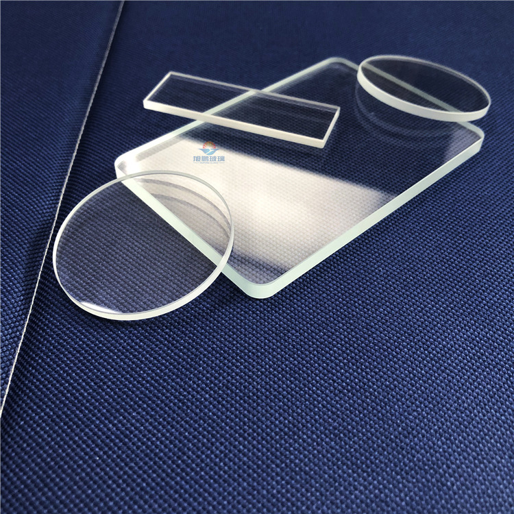 旭鹏cnc加工圆角钢化玻璃 3mm超白面板玻璃镜片 实验室测试用玻璃